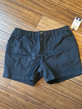 NWT chubbies Dark N stormies Black Shorts 5.5in XL